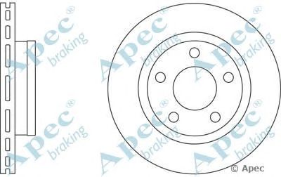 APEC BRAKING dsk2793 -  Тормозной диск
